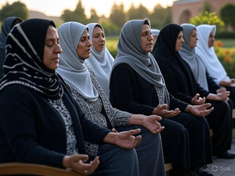سالمند آرام و لبخند به لب در طبیعت - نماد آرامش و کاهش استرس در سالمندی